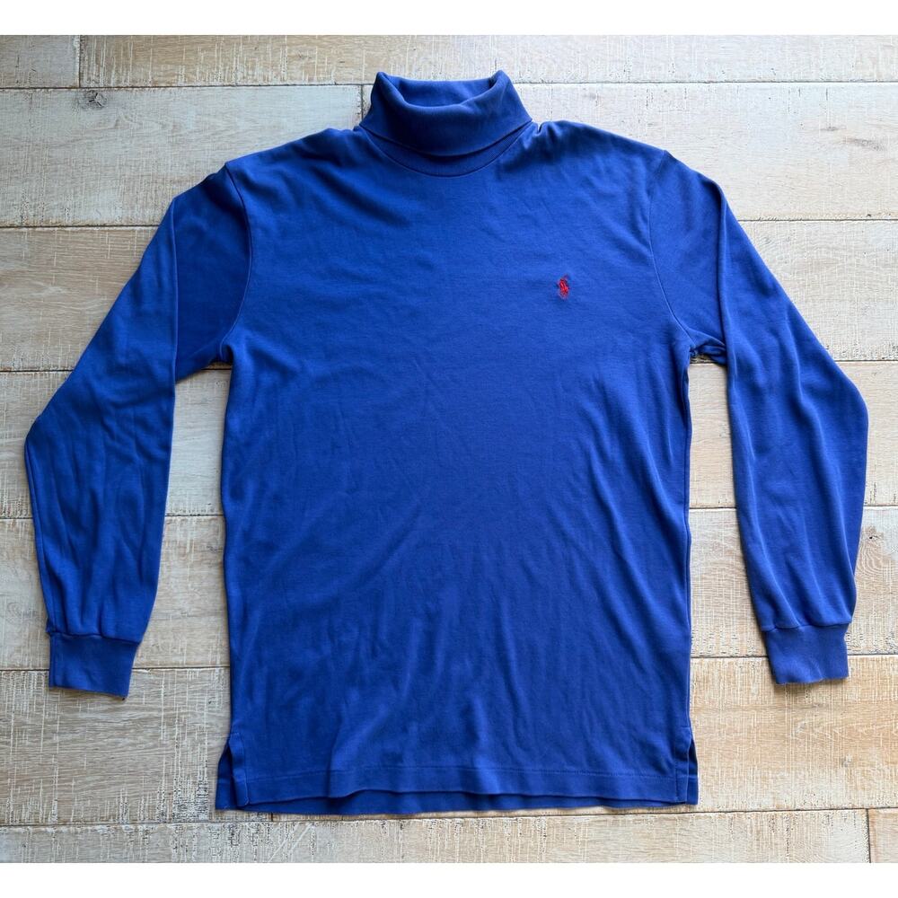 Vintage Polo by Ralph Lauren Mock Neck Long Sleeve Shirt – Made in USA